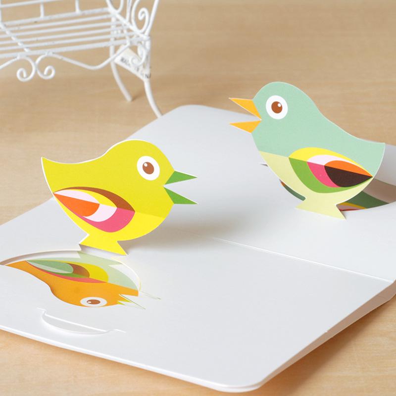 Square Pop-Up 3D Thank You Card for Kindergarten Graduation