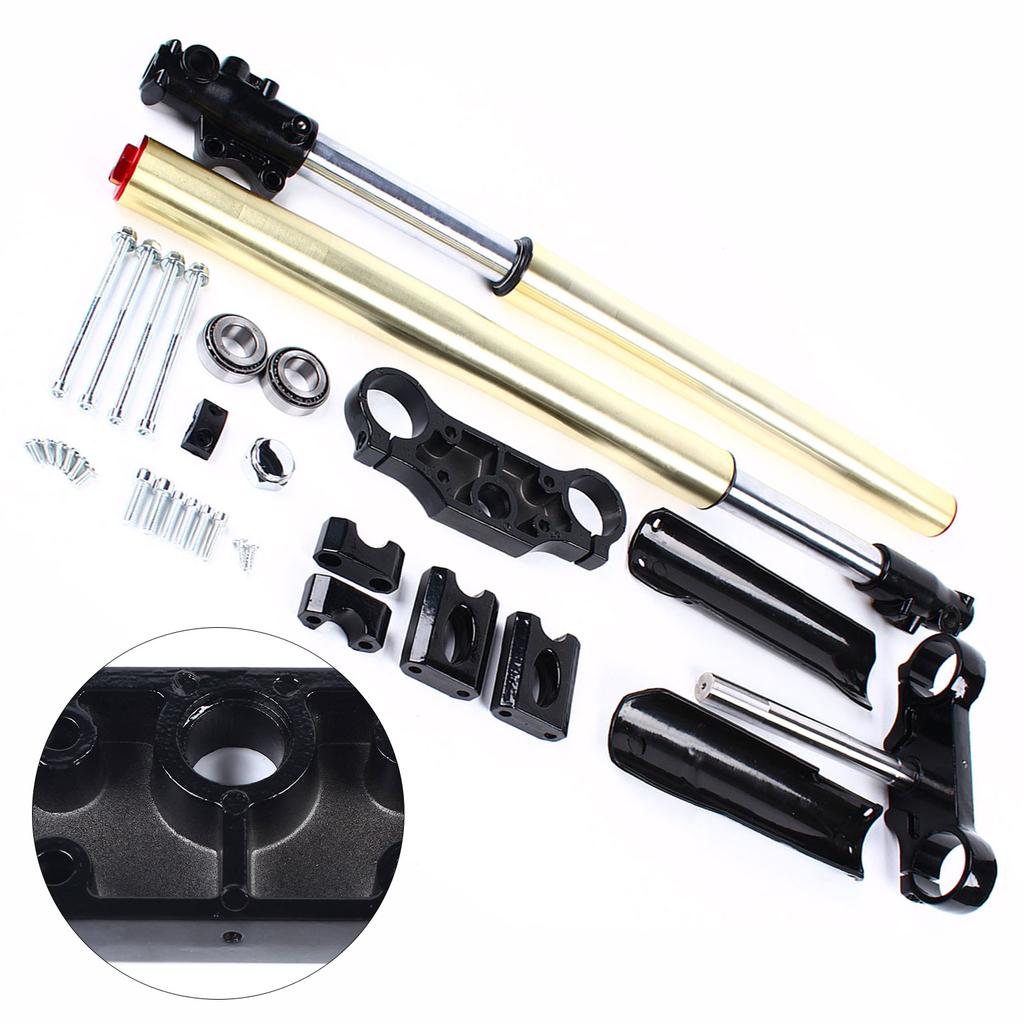 29" 45 мм/48 мм тройной зажим передней вилки амортизатор комплект для 110 куб. см 125 куб. см Pit Dirt Bike мотоцикл китайский мотоцикл