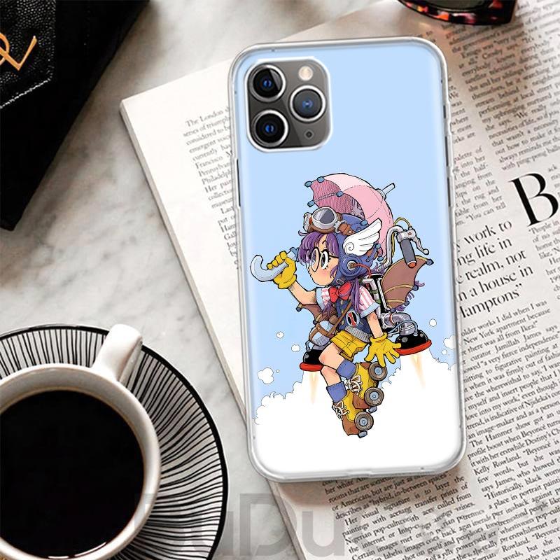 Чехол Arale Dr Slump для iPhone 17 Air 16 16E 15 Pro Max 14 Plus 13 Mini Чехол для телефона 12 11 7 8 SE Индивидуальная печать Корпус 16 15 Pr