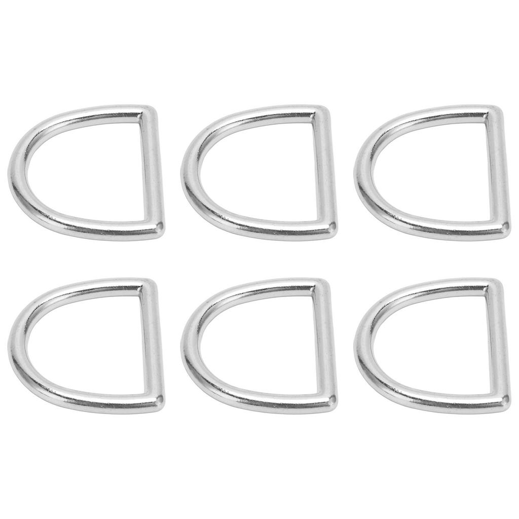 120 шт. D-образных колец, многоцелевых, из цинкового сплава, самодельных, полукруглых, D-образных колец, пряжки для брелока, сумки, ремня