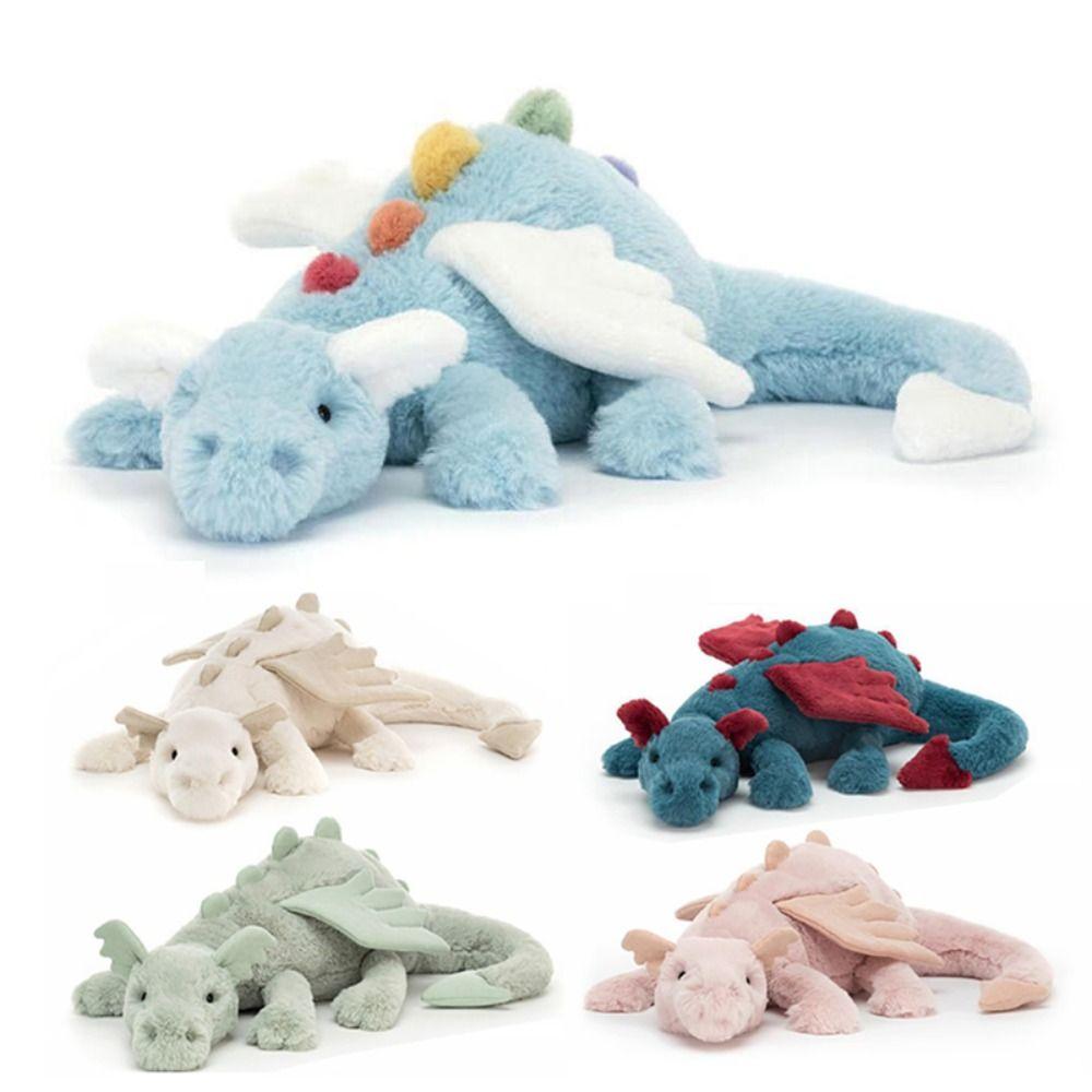 50см Плюшевые игрушки Динозавры Плюш/ПП Хлопок Подушка для сна Мягкая кукла Летающий дракон Подарки на день рождения