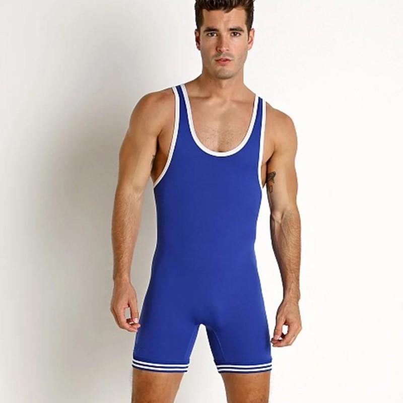 Mens Compression Sleeveless Wrestling Gym Workout Rash Guard Top Training Competition Sports