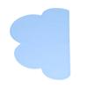 Cloud Shaped Waterproof Placemat NonSlip Silicone Table Mat Kids Table Pad for Home Travel(Sky Blue