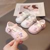 Детские сандалии, летняя новая детская обувь для девочек, мягкая подошва, обувь принцессы для детей 0–1–3 лет, детская прогулочная обувь, нескользящая 2