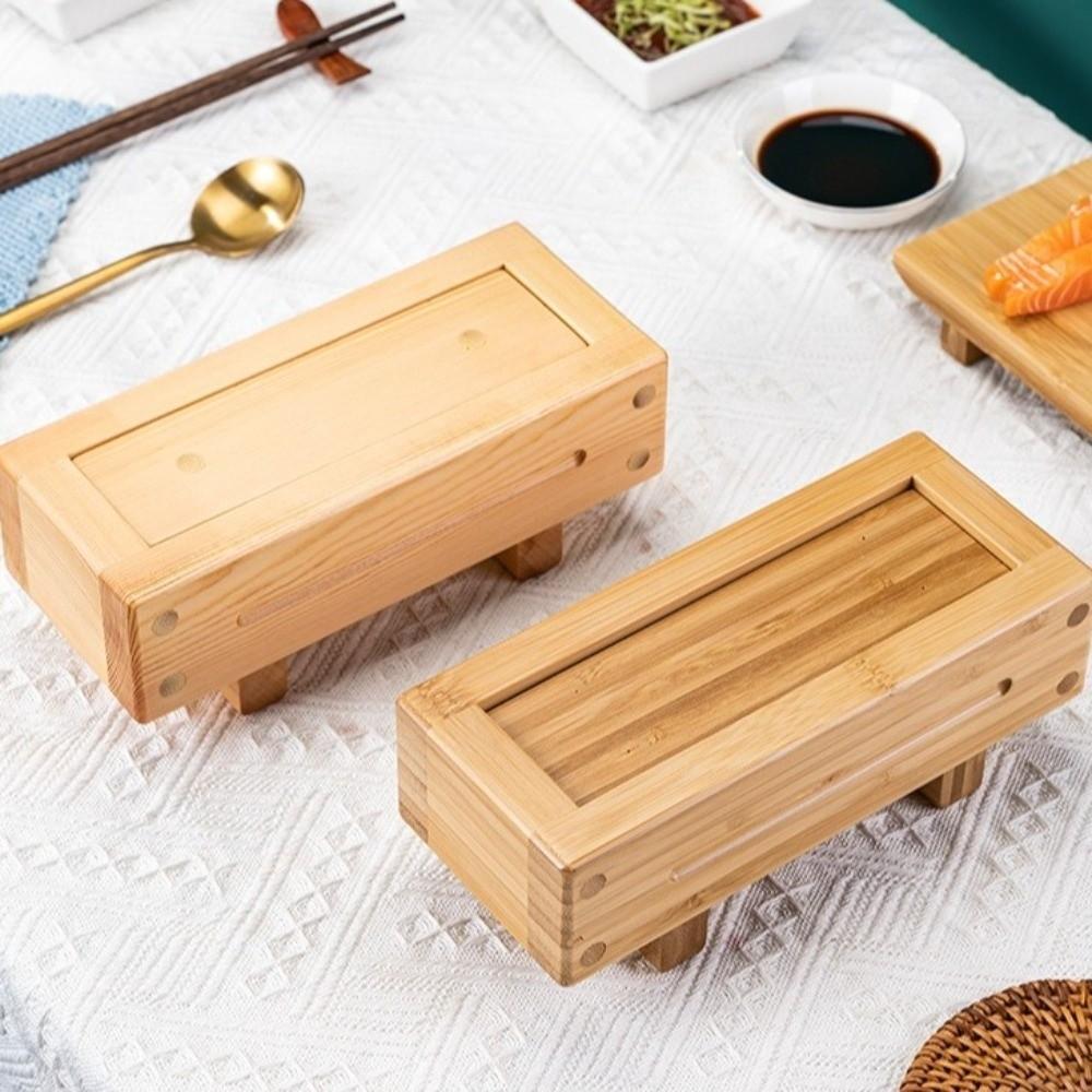 Wooden Sushi Press Mold Portable Rice Mold Rice Mold Box Thousand Layer Sushi Mold  Handmade