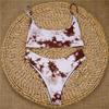 11 цветов, сексуальный бикини с принтом Tie-Dye, женский купальник, женский купальник, комплект бикини, купальный костюм