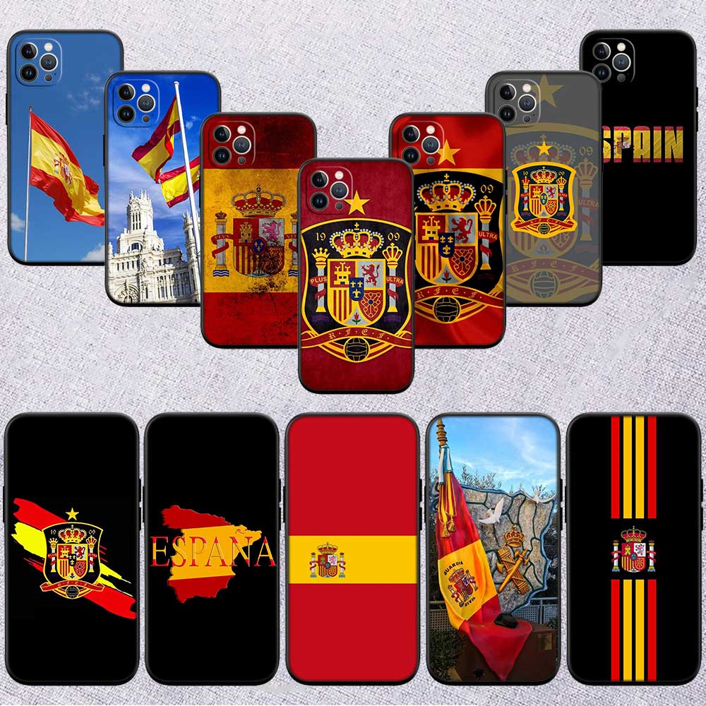 RE54 Чехол для телефона с флагом Испании, новый, премиум-класса, для iPhone SE X XS XR 16E 17 11 Pro Max 8 7 6 6s Plus Air
