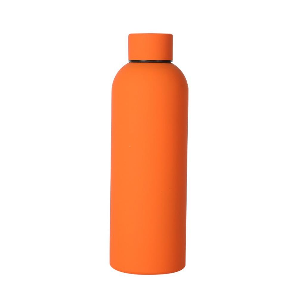 Leak-proof Insulated Water Bottle Stainless Steel Frosted Vacuum Flask Small Mouth Insulated Cup