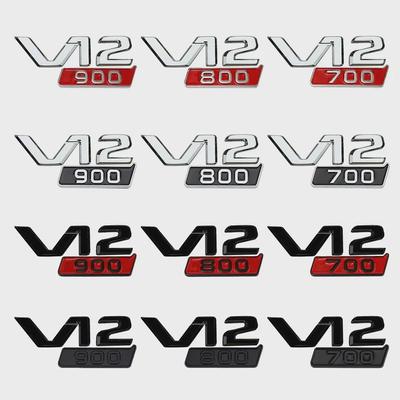 3D ABS буквы V12 700 800 900 багажник автомобиля крыло логотип значок эмблема наклейки наклейка для G класса G63 G700 G800 G900 G500