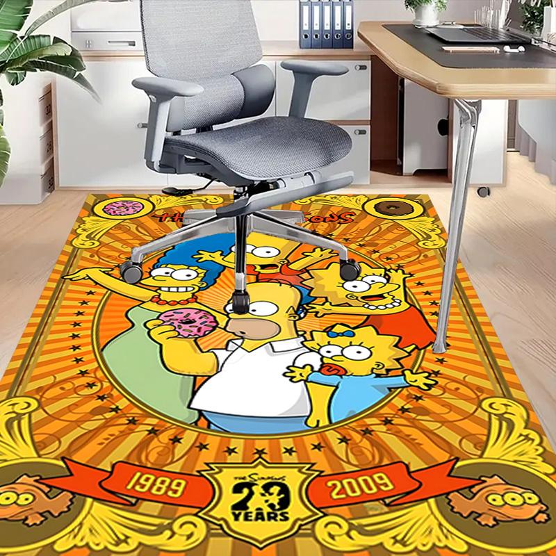 1pc Simpsons Family Adventure Carpet for Playroom Bedroom Living Room Sofa Home Decor,kids Game Area Rug Non-slip Floor Mat Y82661