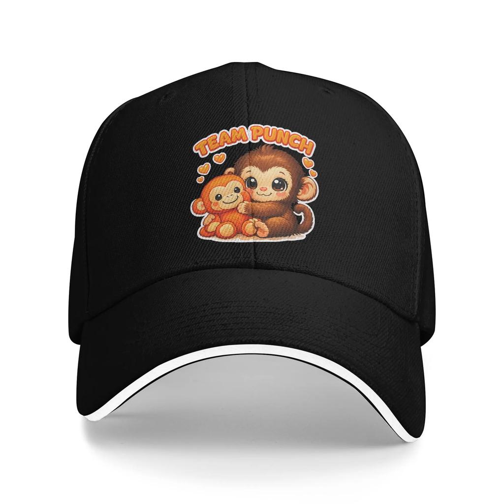 Cute Monkey Punch Panchi Kun Japan Baby Monkey Team Punch Baseball Cap Fashion Couple Women Trucker Hat Gym Baseball Caps Gift