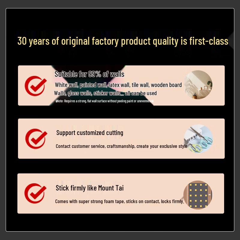 Brangdy Self-Adhesive Full-Body Acrylic Mirror