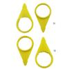200Pcs Checkpoint Loose Wheel Lugs Nut for 32mm 33mm Nut HighsVisibility Yellow Wheel Check