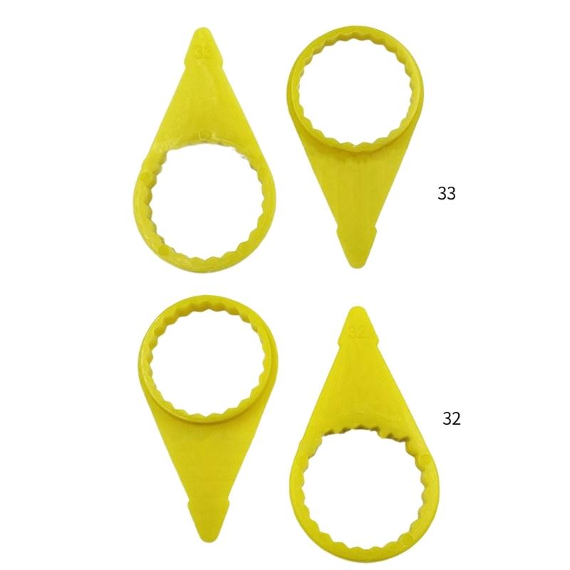 200Pcs Checkpoint Loose Wheel Lugs Nut for 32mm 33mm Nut HighsVisibility Yellow Wheel Check