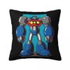 Casual Tetsujin  Robot Square Pillowcase Pillow Cover Polyester Cushion Decor Comfort Throw Pillow for Home Bedroom