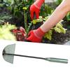 Hardened Hoe High Durability Anti-deform Steel Soil Loosening Handled Hoe Tools for Home