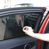2PCS Car Stickers Sun Shades Sun Protection Window Cover Black PVC Sunshade Side Window Sun Shades Sticker