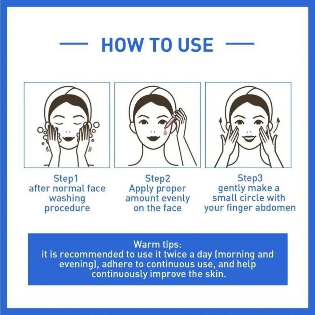 Collagen Anti-wrinkle Essence Reduces Facial Fine Lines and Wrinkles, Tightens Nasolabial Folds and Prevents Aging