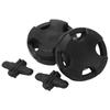 2 PCS Bow Limb Stabilizer Rubber Damping Black Recurve Damper for American Hunting Bow Straight