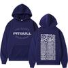 Rapper Pitbull I'm Back 2026 Tour Print Unisex Fashion Comfort Pullover Long Sleeve Loose Casual Harajuku Sweatshirt