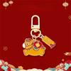 Cartoon Pony Zinc Zinc Alloy Keychain Wealth and Good Luck Horse Pendants Year Horse Lucky Mascot  Accessory