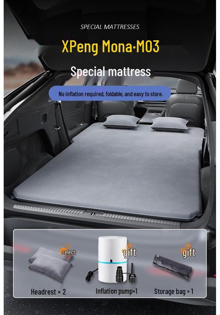 XPeng m03 Mona Trunk Inflatable-Free Car Sleeping Pad