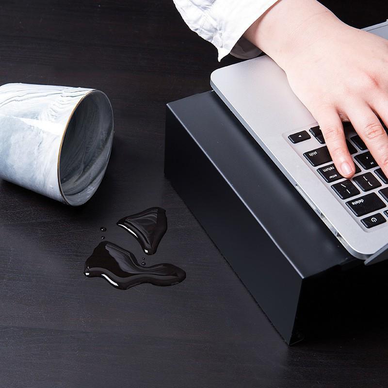 Metal Monitor Stand & Storage Shelf for Desktop and Laptop