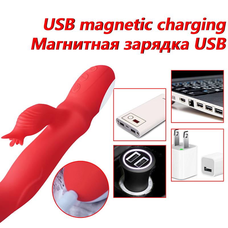 Вибратор для точки G для женщин, фаллоимитатор с подогревом и стимуляцией клитора, массаж влагалища, секс-игрушка для пары