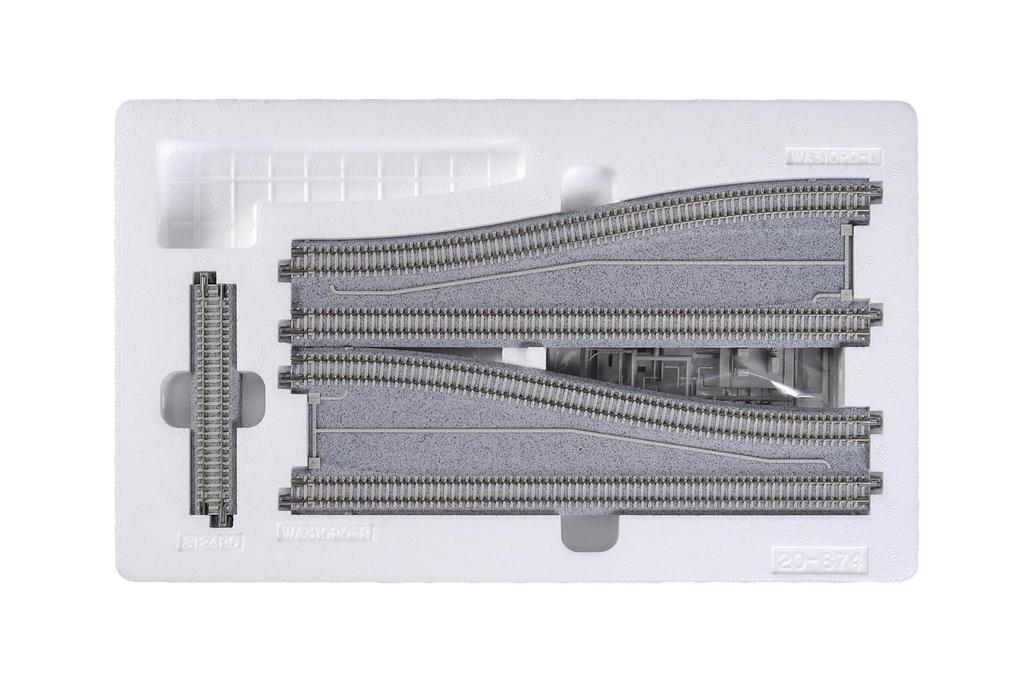 KATO Набор двухпутных станционных путей V15 колеи N 20-874 набор железнодорожных путей-модели