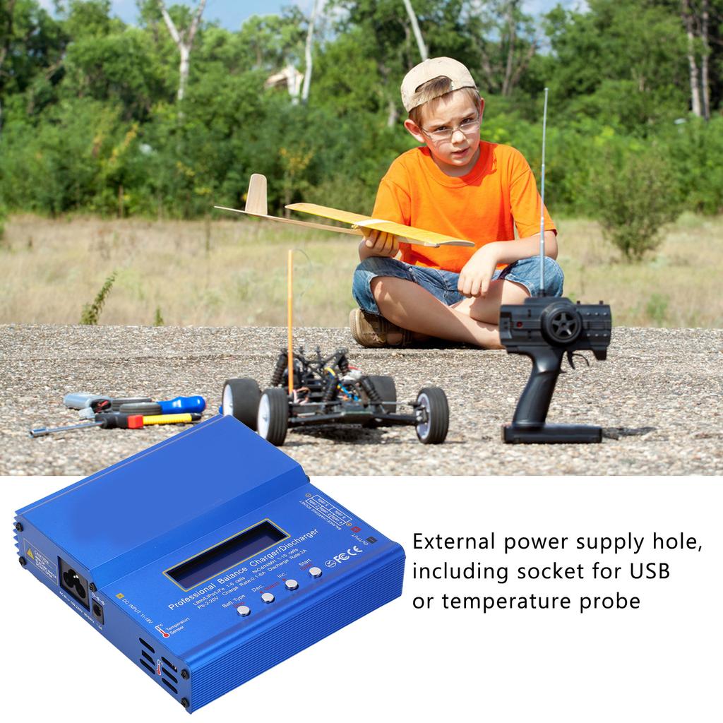 IMAX B6AC 80W Lipo Balance Charger LCD Screen Lilon LiFe LiPo NiMH NiCd PB Discharger