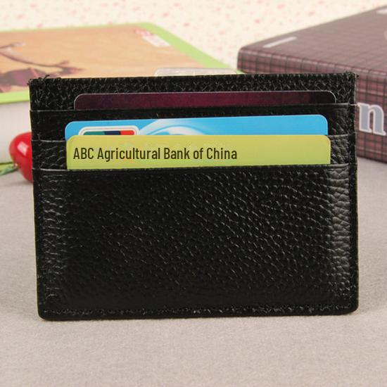 Кошелек из натуральной кожи для водительских прав и кредитных карт – ультратонкий кошелек из коровьей кожи для монет и кредитных карт