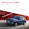 Для Volkswagen VW T-Cross Tcross 2018 - 2025 Накладка на заднюю дверь багажника Отделка задней двери Бампер Декоративная полоса Молдинг Стайлинг Аксессуары