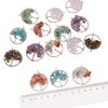 30mm Natural Gemstone Stone Beads Charms Tree Pendant DIY Jewelry Making Necklace Accessories