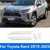 Для Toyota Rav4 Rav 4 - 2024 2025 Углеродное волокно Переднее Заднее Окно Стойка A C Спойлер Накладка Отделка Аксессуары Стайлинг Автомобиля