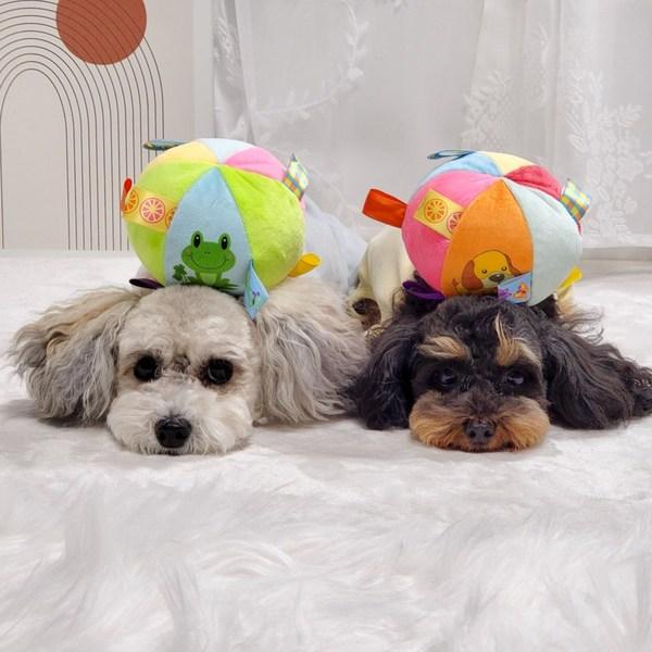 Игрушка для собак Petka, мини-мячик для буксира, игровой набор для игры в буксир, 2 предмета