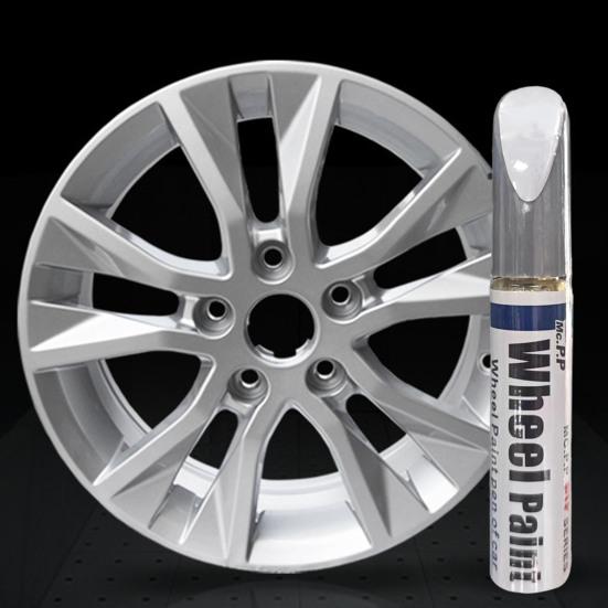 Глянцевая черная ручка для подкраски дисков, быстросохнущая, простая в использовании, компактная, портативная, многоразовая ручка для ремонта автомобильных колес