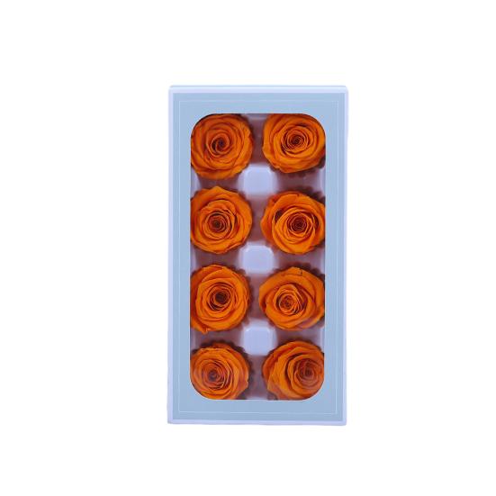 Yousheng 8 шт. консервированная роза красота неувядающая реалистичная вечная цветочная композиция подарок для украшения домашней вечеринки