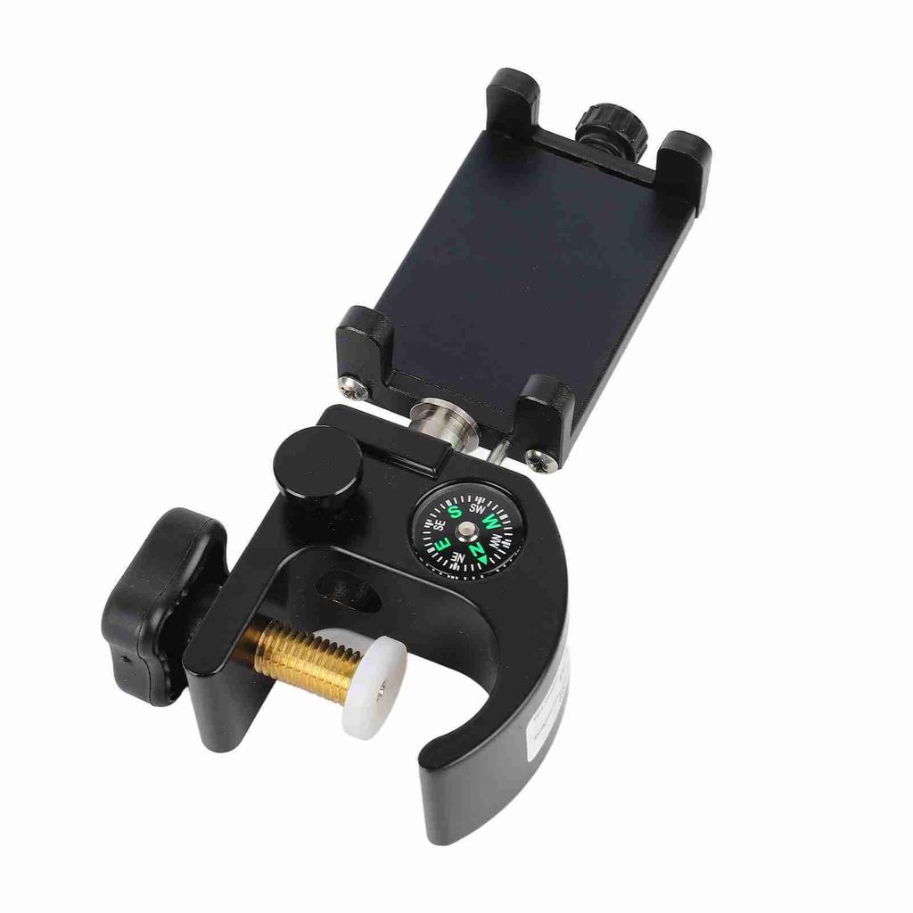 Зажим для столба для сбора данных с компасом и держателем для телефона Универсальный портативный зажим для столба GPS RTK