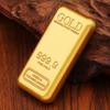 Имитация золотого слитка Ручная работа Цельный Домашний декор Сплав Симуляция Реквизит
