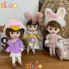 1/12 кукла Bjd Ob11 12 см Мини-куклы Платье принцессы Милая кукла 20 подвижных суставов Куклы для девочек Дети Munecas Игрушки Подарки BJD игрушка