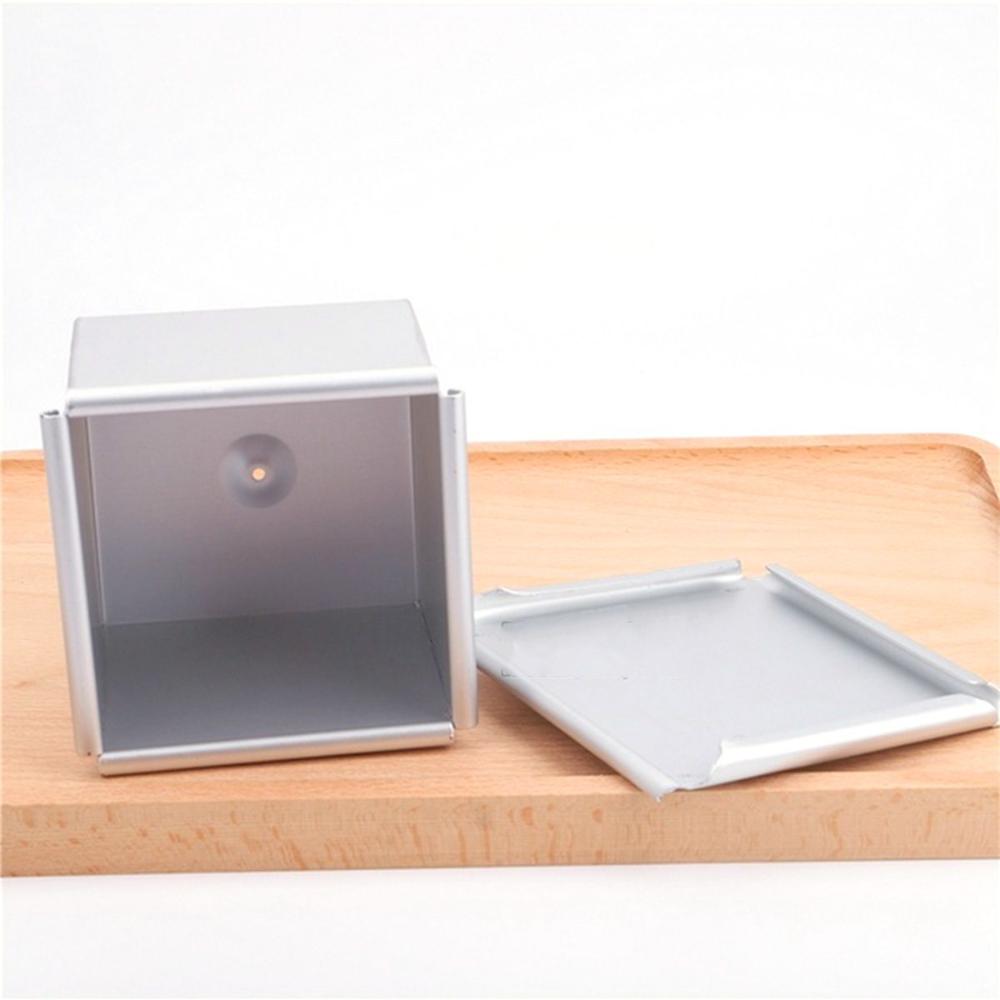 Square Non Stick Baking Tool Dessert Making Kitchen Bakeware Toast Box With Lid Loaf Pan Bread Mold