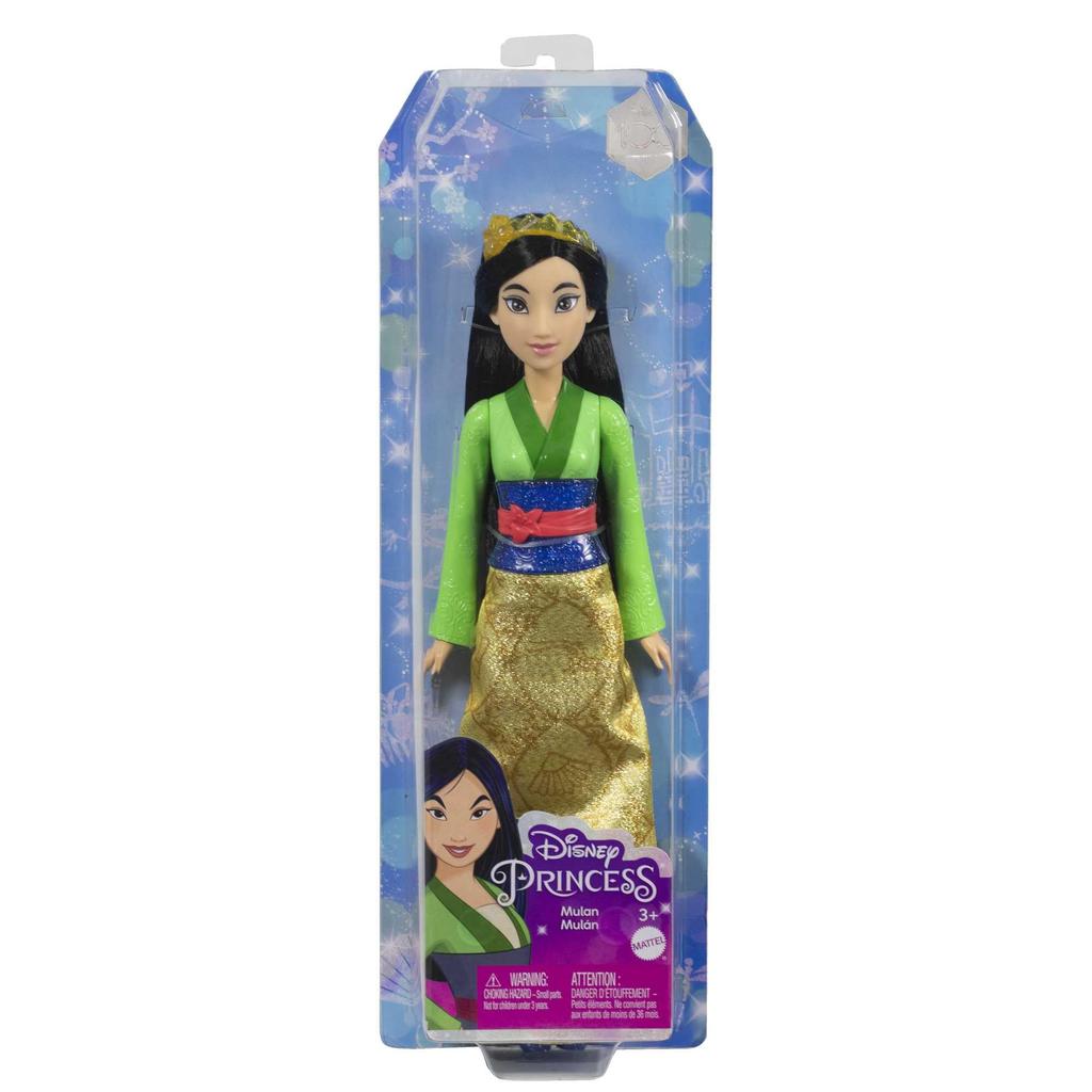 Mattel Принцесса Диснея Мулан Подвижная модная кукла в сверкающей одежде и куклы, аксессуары, игрушки по мультфильму Диснея от Mattel