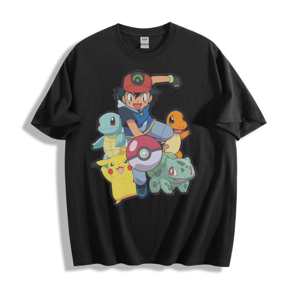 Ash Pokémon Squad TShirt Epic Trainer Team Unisex Tee