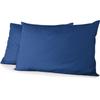 Set of 2 Pillowcases - HOME LINGE PASSION - 50 X 70 Cm - Blue