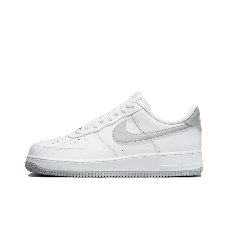 Nike Air Force 1 07 Белые светло-дымчатые мужские кроссовки FJ4146-100