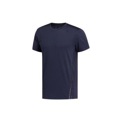 Футболка Aero 3s Tee Training Logo Sport с круглым вырезом и коротким рукавом, мужские топы Legend-Ink-Blue FJ6126
