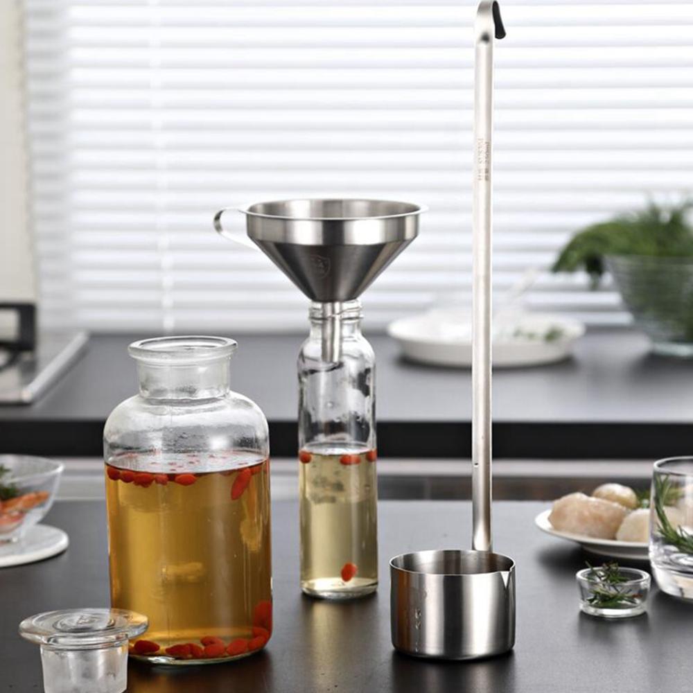 Beer With Hook Sauce Oil Stainless Steel Bar Tool Measuring Spoon Wine Dipper Beer Pouring Ladle