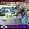 Car Cleaning Microfiber, 1/2-piece Set - Scratch Free and Lint Free, High-quality Lint Microfiber Car Wash Gloves - Green