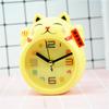 White Lucky Cat Alarm Clock Creative Table Clock Kids Alarm Clock  Kids Bedroom