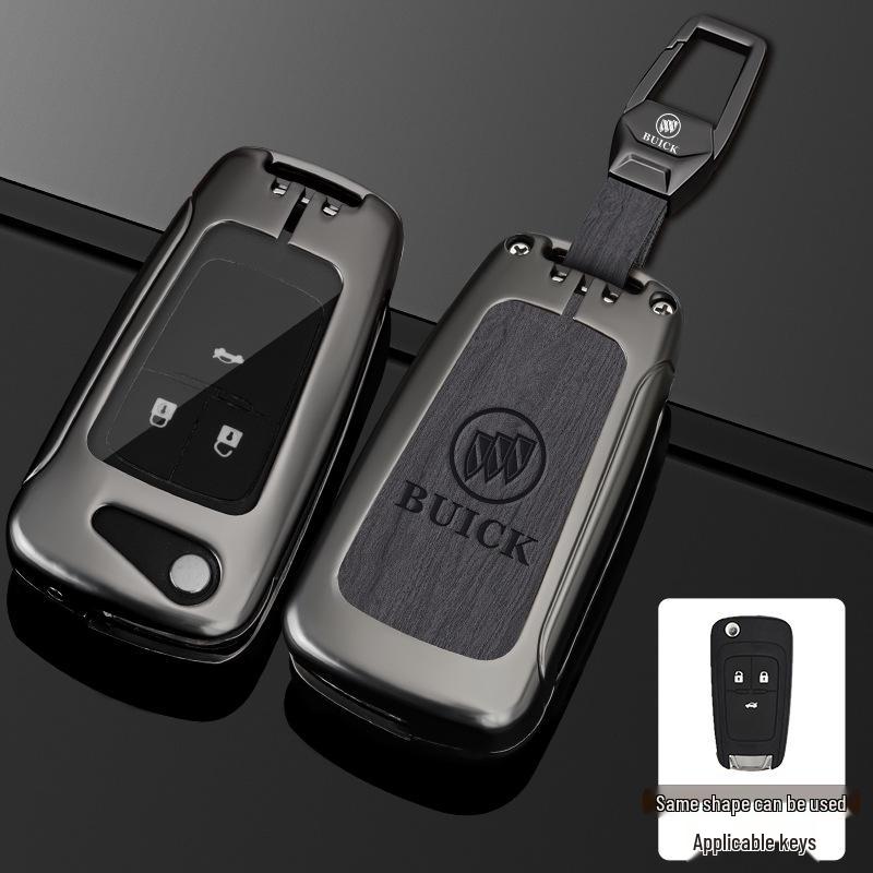 23 Чехол для ключа Buick для Regal, LaCrosse, GL8, Envision и Enclave - Чехол для ключа с полной защитой и пряжкой